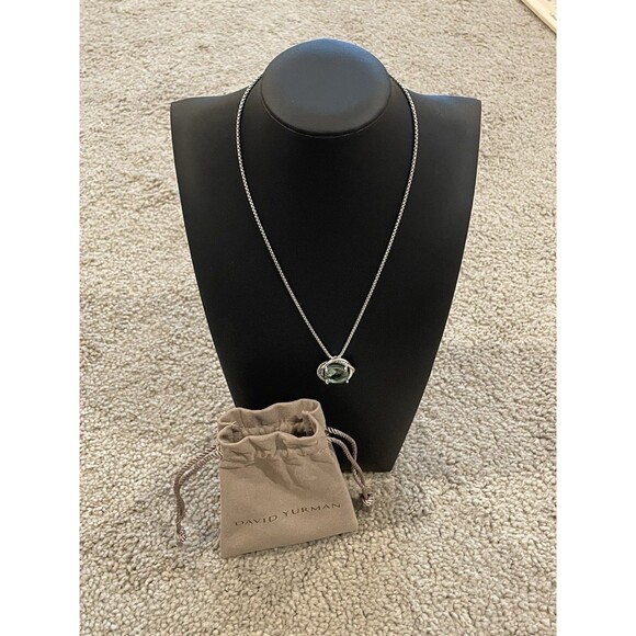 David Yurman Jewelry - David Yurman Infinity Pendant Necklace With Prasiolite